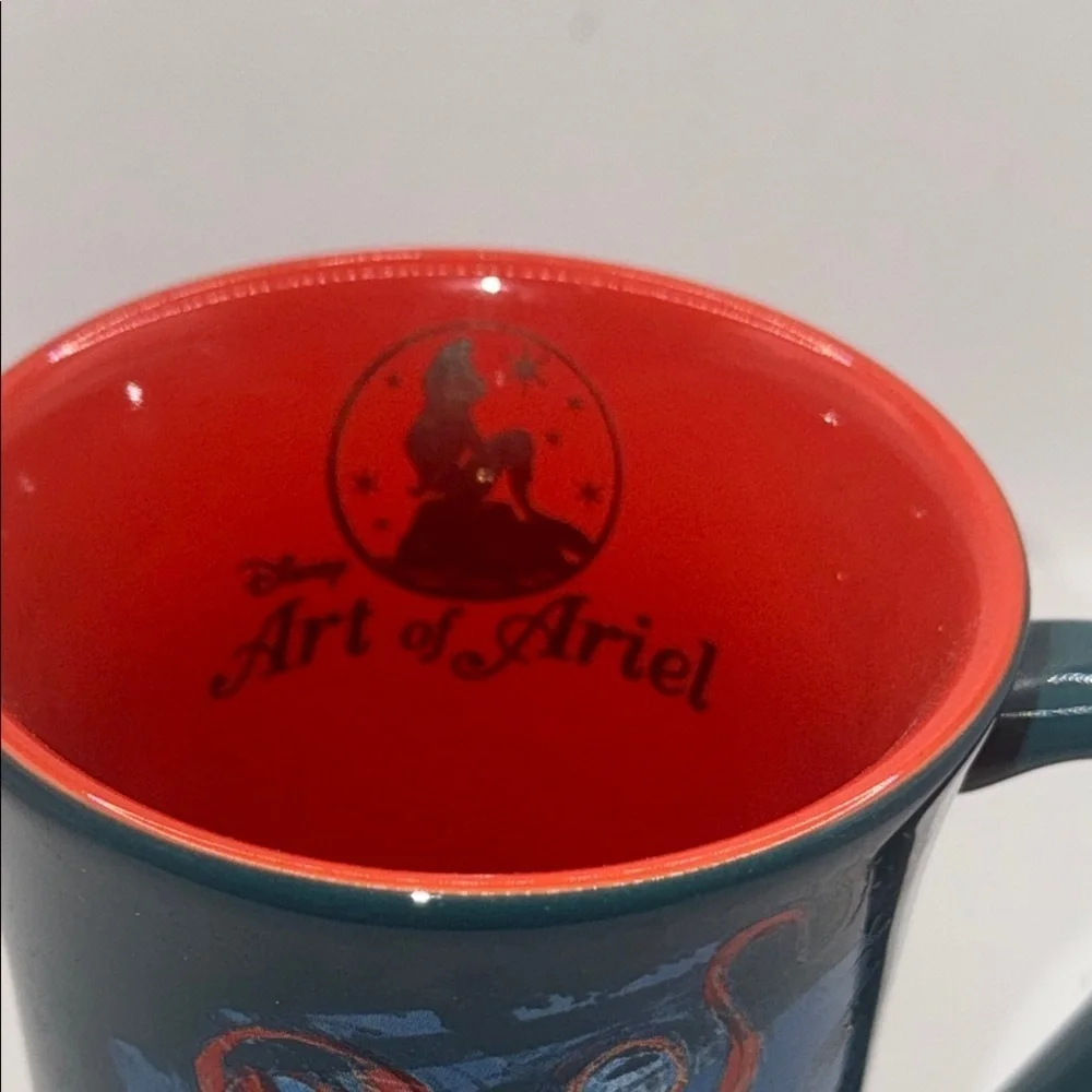 Disney Ariel art or Ariel  Mug with Red and Blue Design
